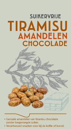 [5047] Amandelen Tiramisu suikervrij crt 1/5kg